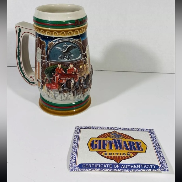 1997 Budweiser Holiday stein - Picture 12 of 15